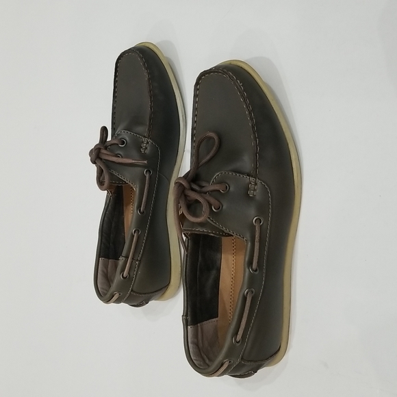 Marc Anthony Brown Boat Shoes - Picture 3 of 5
